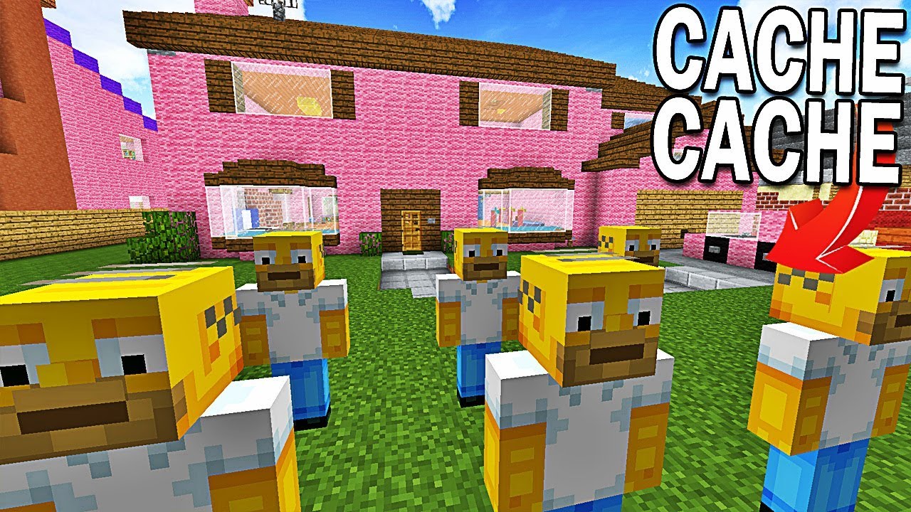 CACHE CACHE MINECRAFT ! | QUI EST LE VRAI HOMER ?