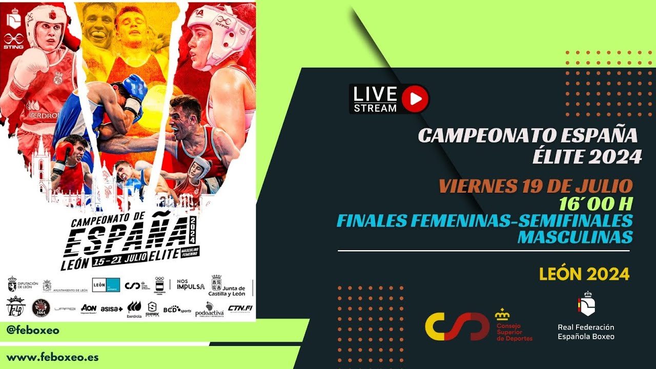 LEÓN ACOGE  EL CAMPEONATO DE ESPAÑA ÉLITE 2024
