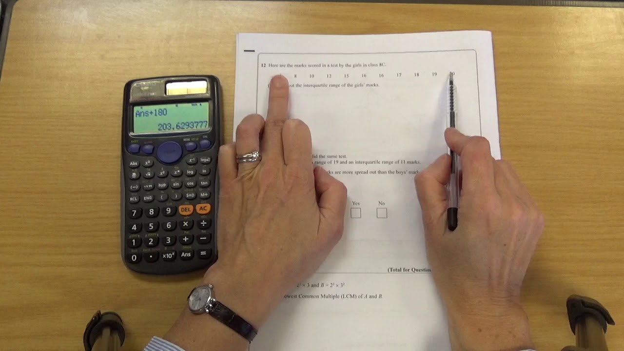 IGCSE Jan 15 3HR Q11 to 15