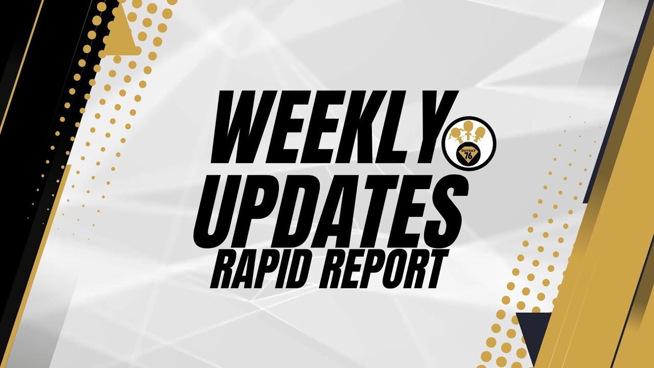 D76 Weekly Update Rapid Report for March 6th