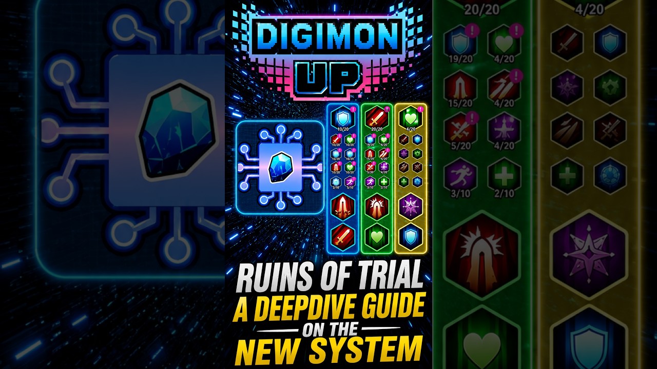 Digimon Up: новая система Overdrive, подробный разбор нового подземелья и дерева навыков!