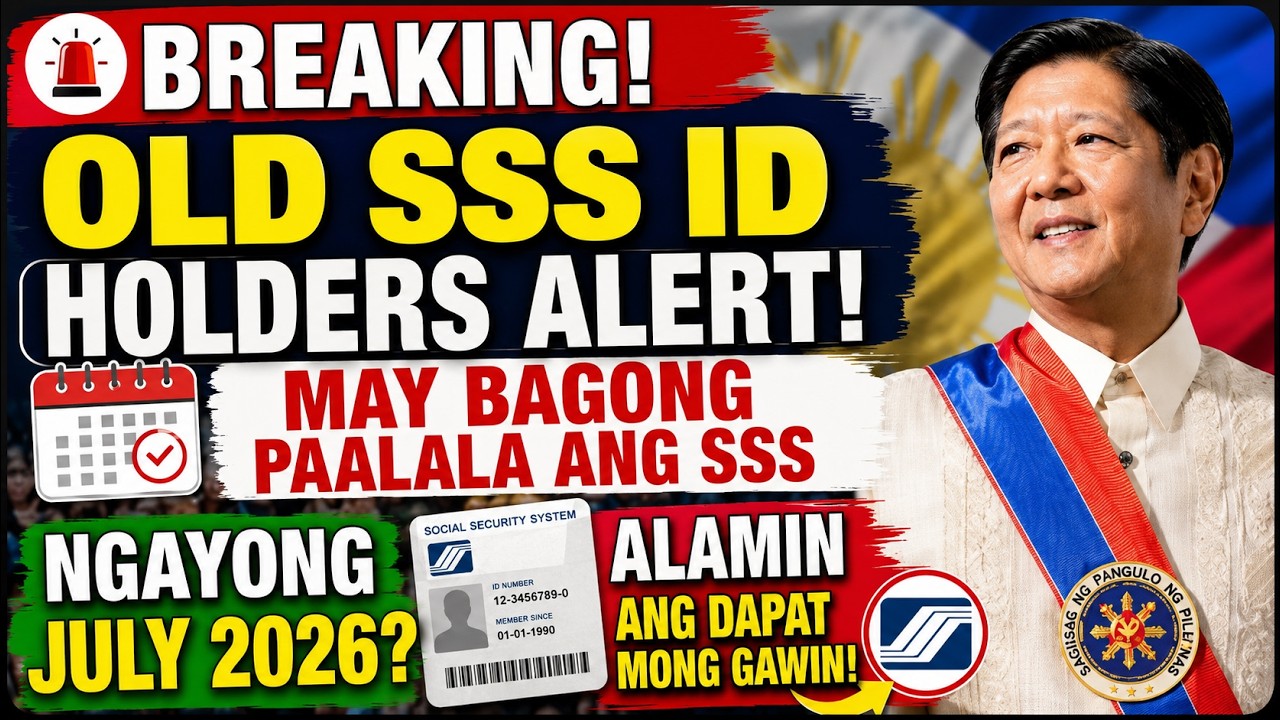🚨 BREAKING! OLD SSS ID HOLDERS ALERT! May Bagong Paalala ang SSS Ngayong July 2026