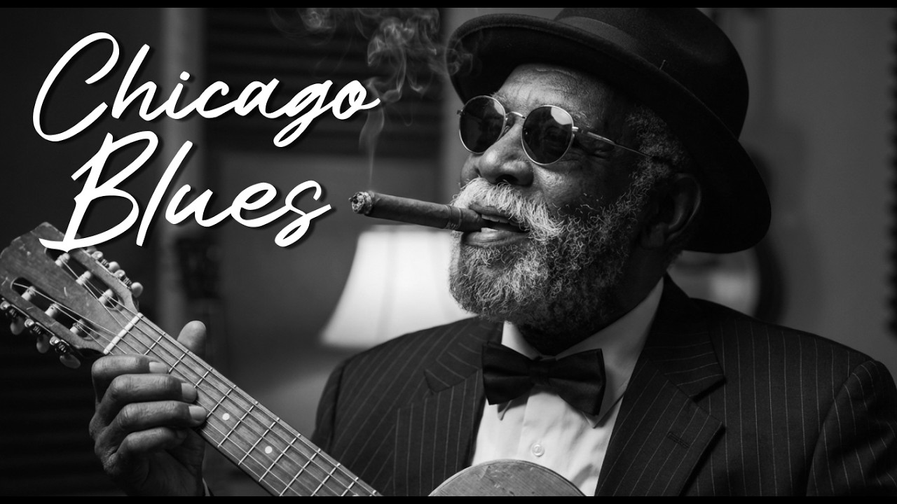 Southside Blues Lounge – Midnight Chicago Blues Guitar for Late Night Blues Relaxation