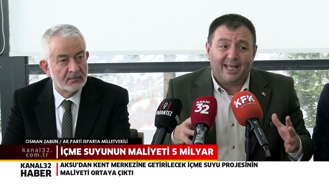 İÇME SUYUNIUN MALİYETİ 5 MİLYAR