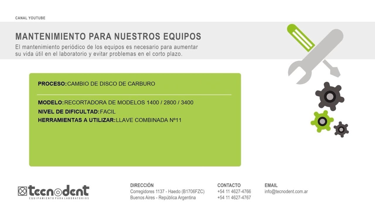 CAMBIO DE DISCO DE CARBURO DE RECORTADORA