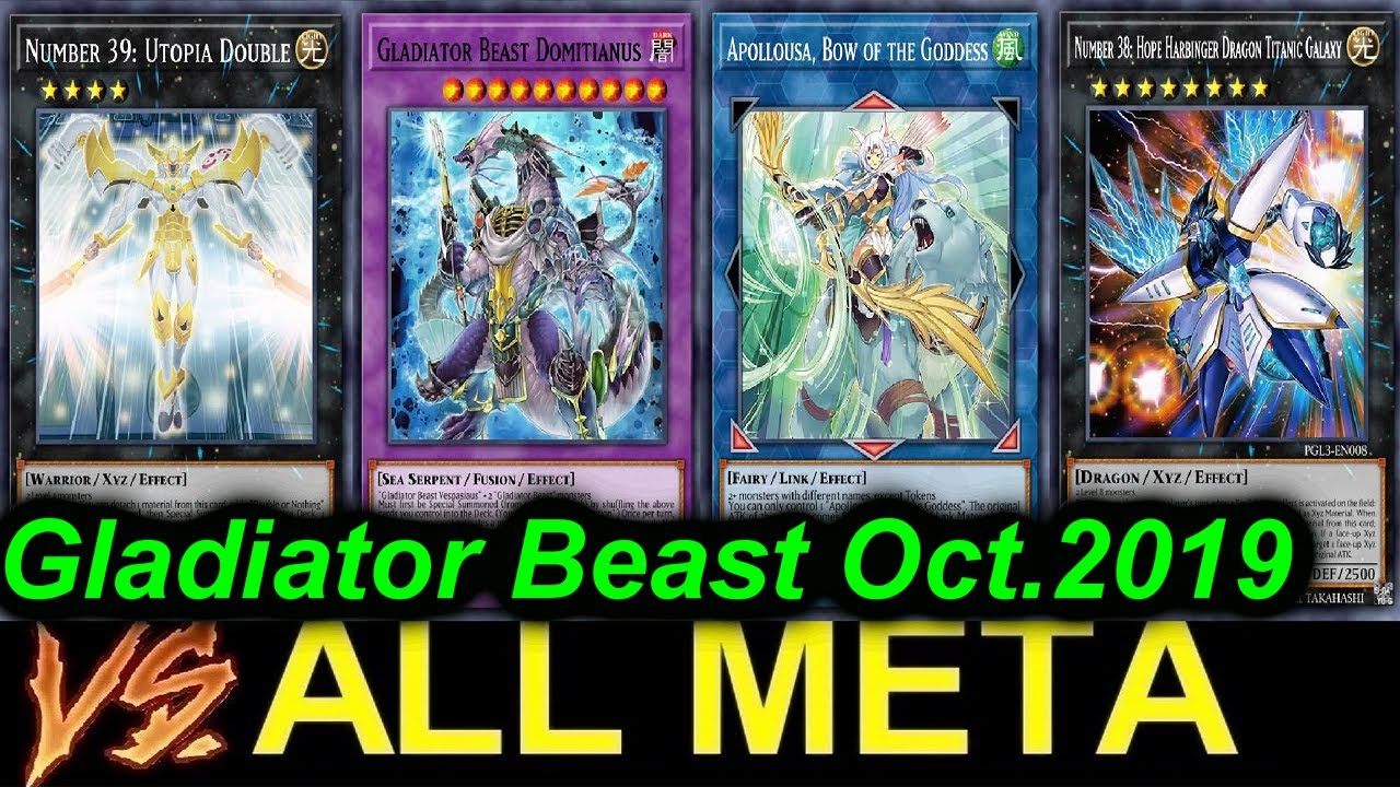 【YGOPRO】GLADIATOR BEAST VS ALL META OCTOBER 2019 POST CHAOS IMPACT
