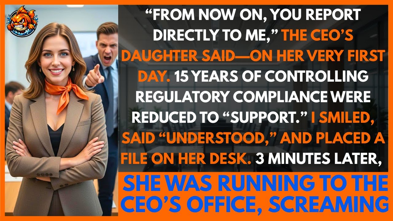 CEO’s Daughter Made Me Report to Her. She Opened the File and Froze