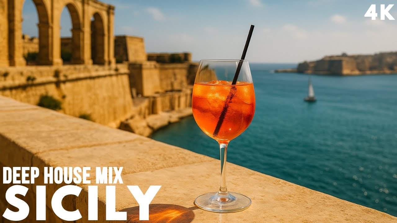SICILY SUNLIT COASTLINES 2025 🌞 Deep House Mix | AEVE DEEP #58 | 4K UHD