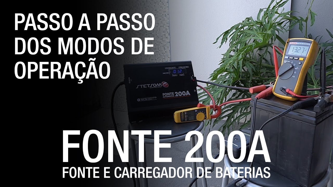 FONTE 200A - Passo a Passo dos modos de Opera&ccedil;&atilde;o