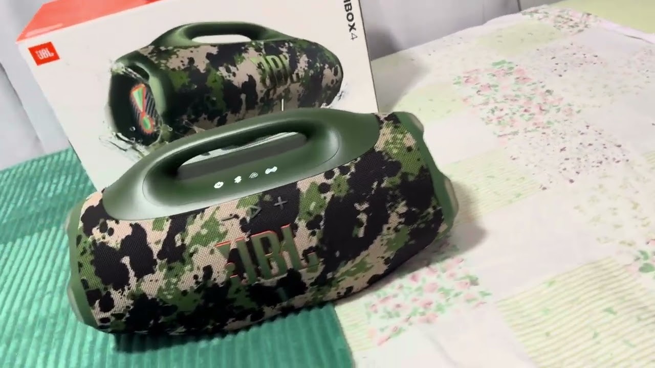 JBL BOOMBOX 4 CAMUFLADA , ESSA É TOP !
