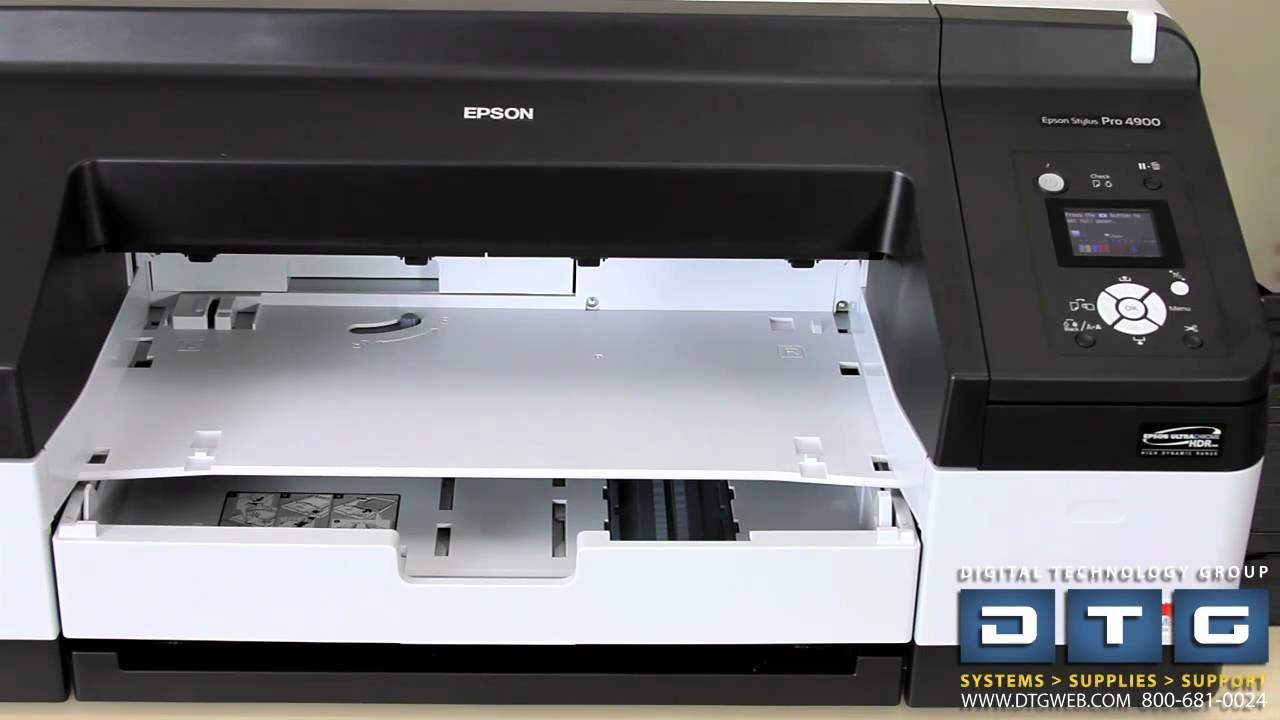How to Set Up the Epson Stylus Pro 4900 Printer