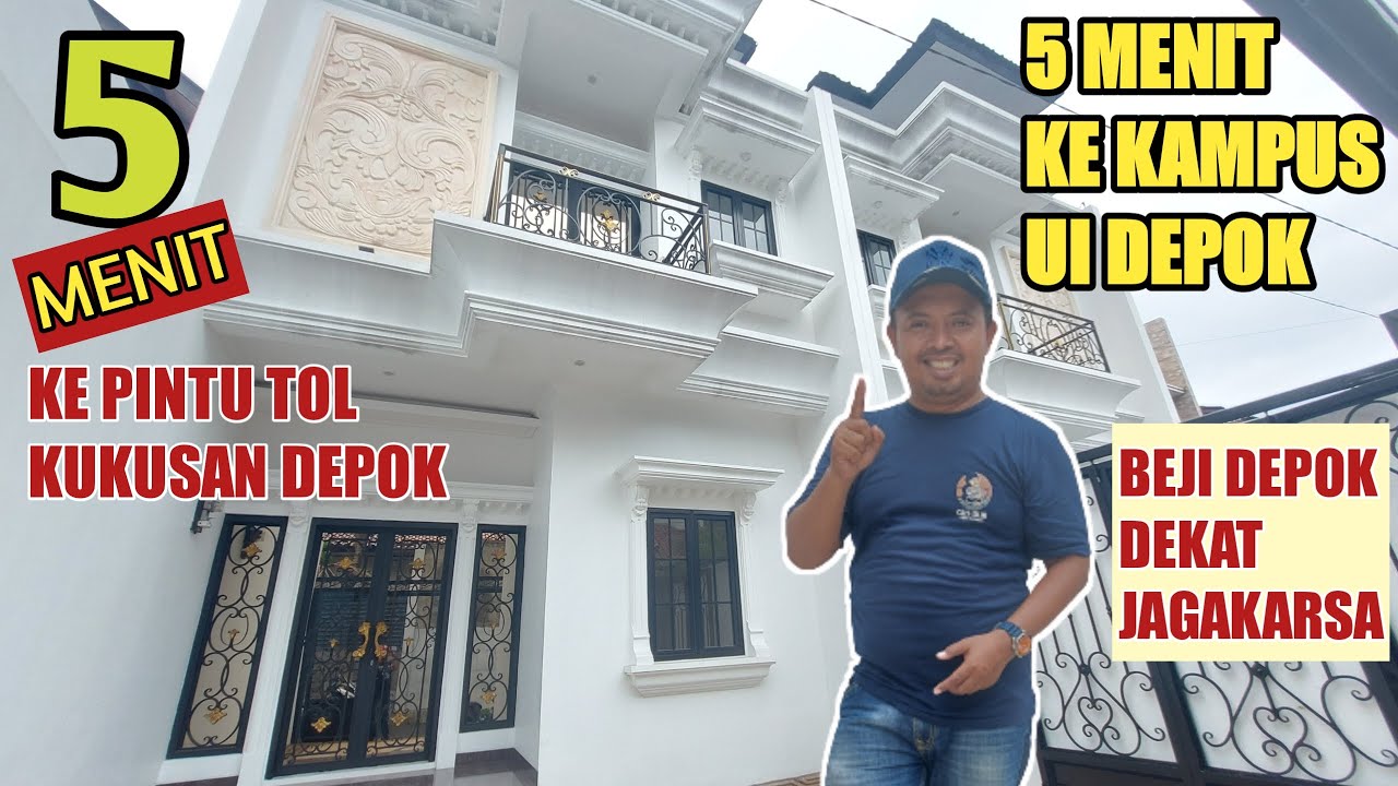 Rumah mewah moderen classic dekat Jagakarsa | 5 menit ke Tol kukusan | nempel kampus UI Depok