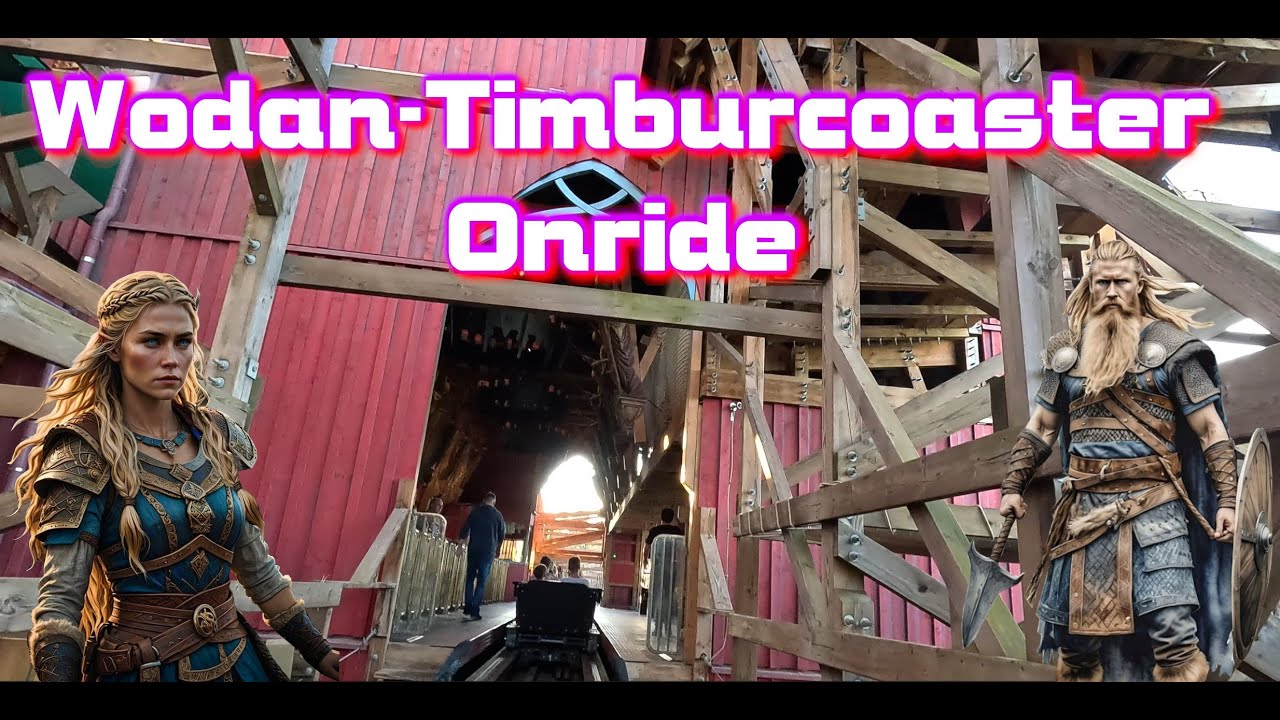 Wodan 🎢  Mega Holzachterbahn / Timburcoaster - Europapark Onride (POV) 4K