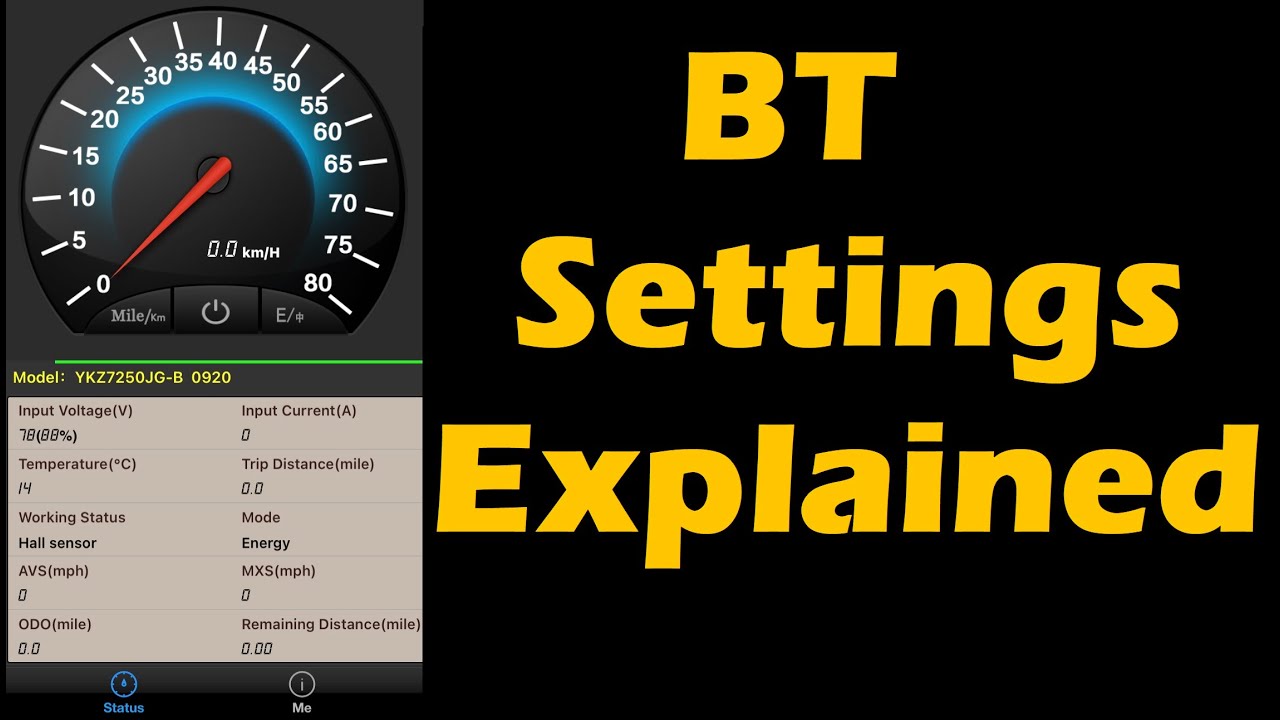 BT app for the E-vader