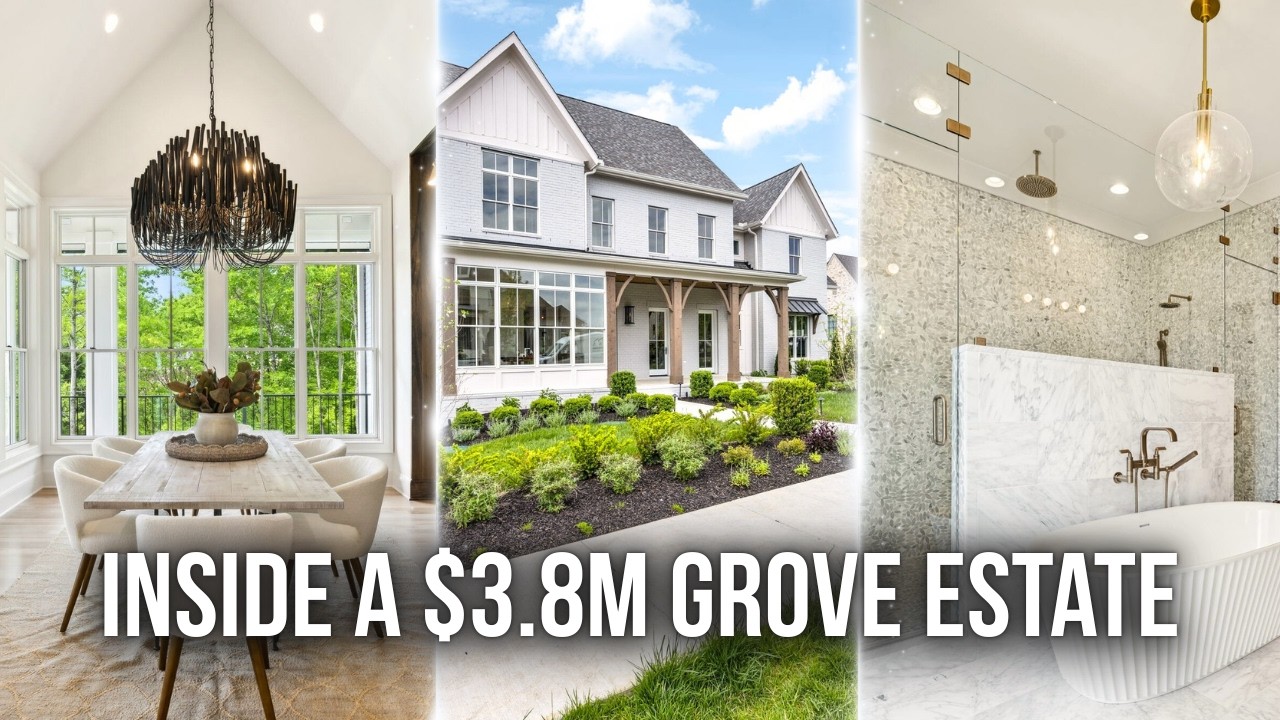 Tour This $3.8M Modern Farmhouse in The Grove | College Grove, TN