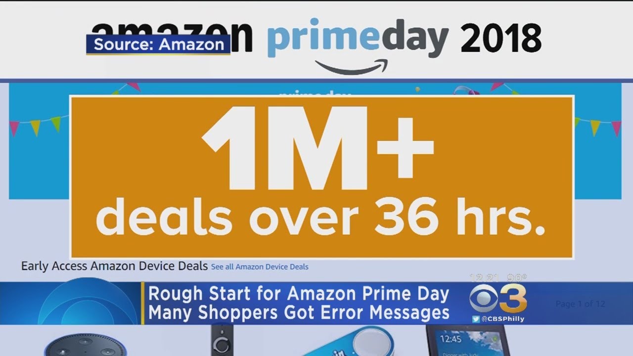 Rough Start For Amazon Prime Day As Many Shoppers Get Error Messages