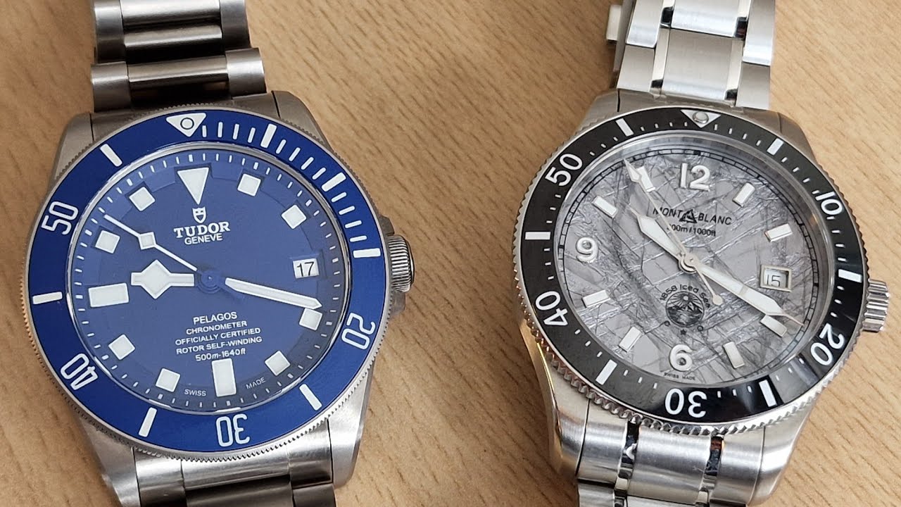 Тюдор Пелагос против Montblanc Iced Sea, Montblanc 2023