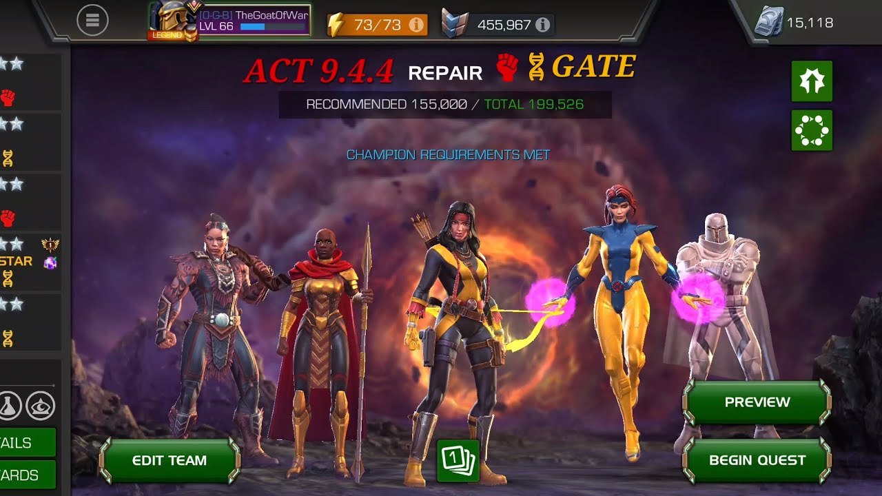 Act 9.4.4 (Skill/Mutant Gate + Jean Grey Boss Solo)