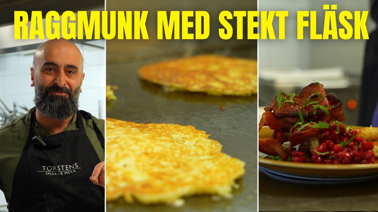 Hur vi gör vår Raggmunk med stekt fläsk och lingon
