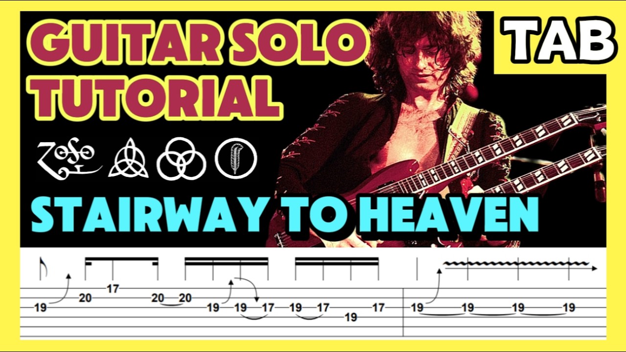 Exactly How To Play Stairway to Heaven Guitar Solo - TAB Tutorial