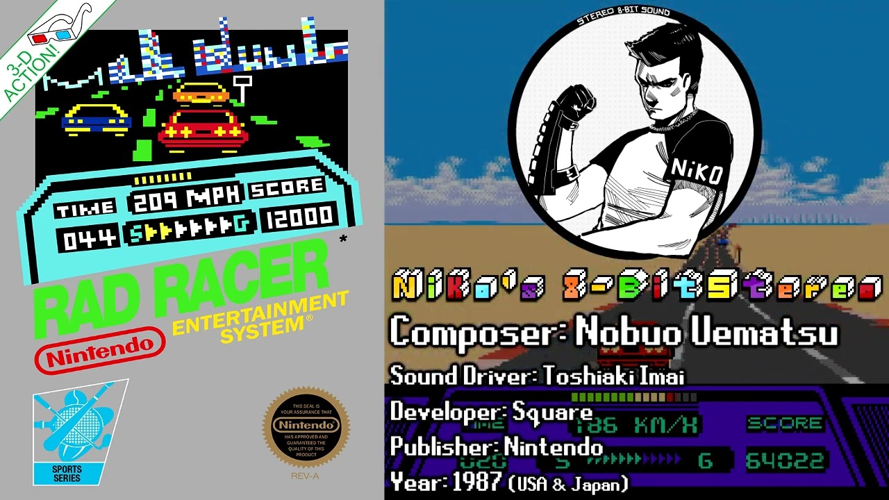 Rad Racer (NES) Soundtrack - 8BitStereo