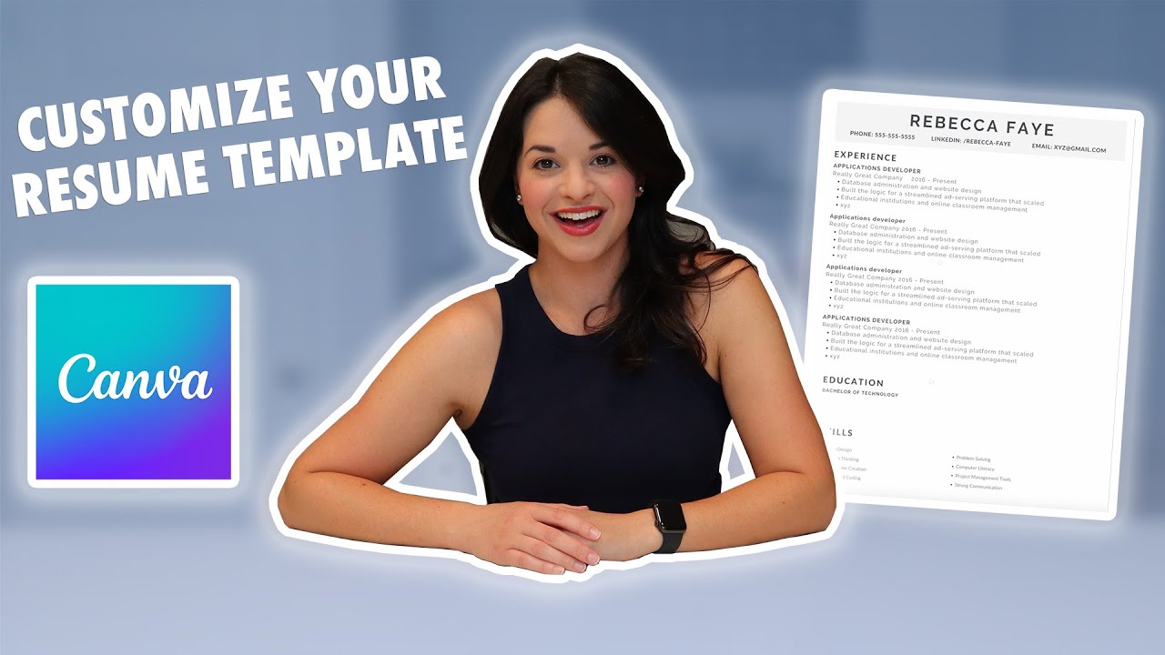 Canva Resume Design Tutorial: How To Customize Your Template
