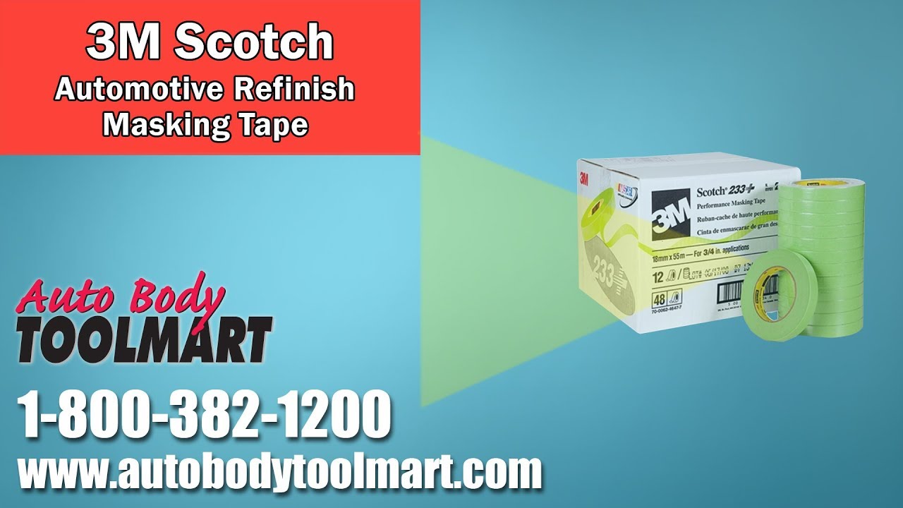 3M Scotch Automotive Refinish Masking Tape Tips
