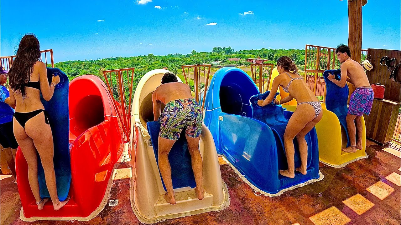 Mat Racer Water Slide at Blue Park Aquático 