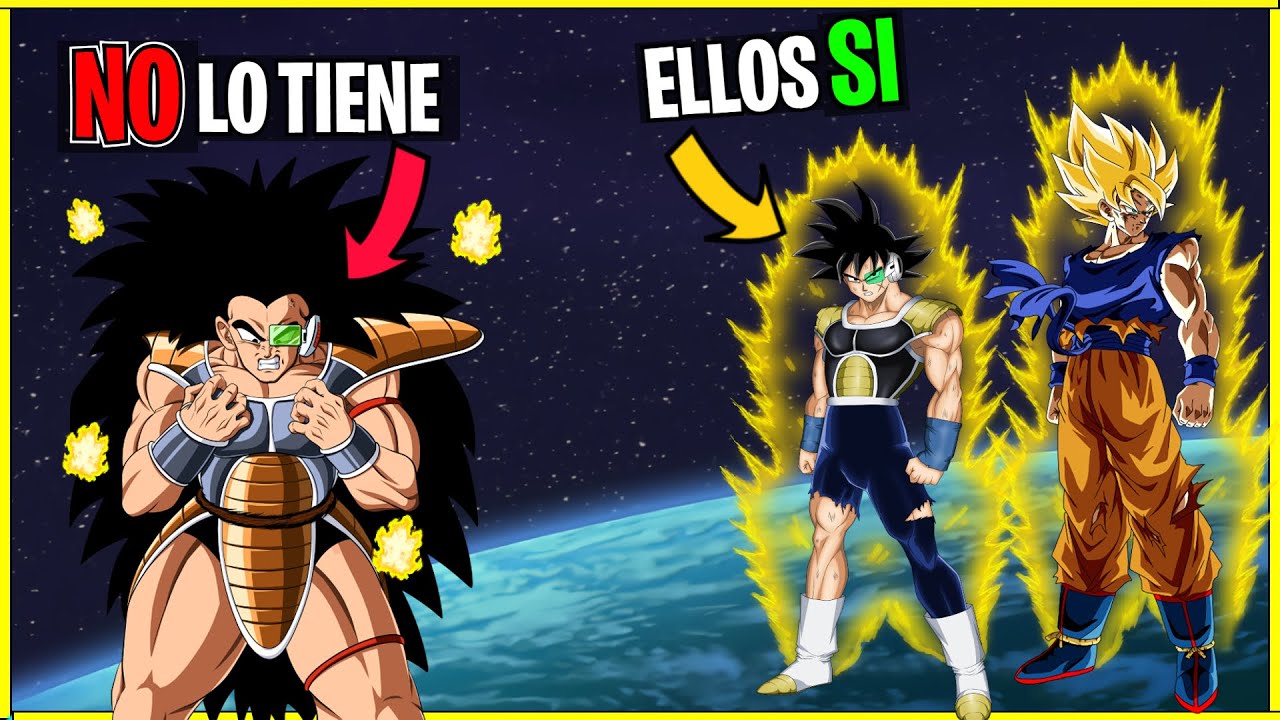 ¿Por qué RADITZ NO tenía el POTENCIAL SSJ como GOKU y BARDOCK?