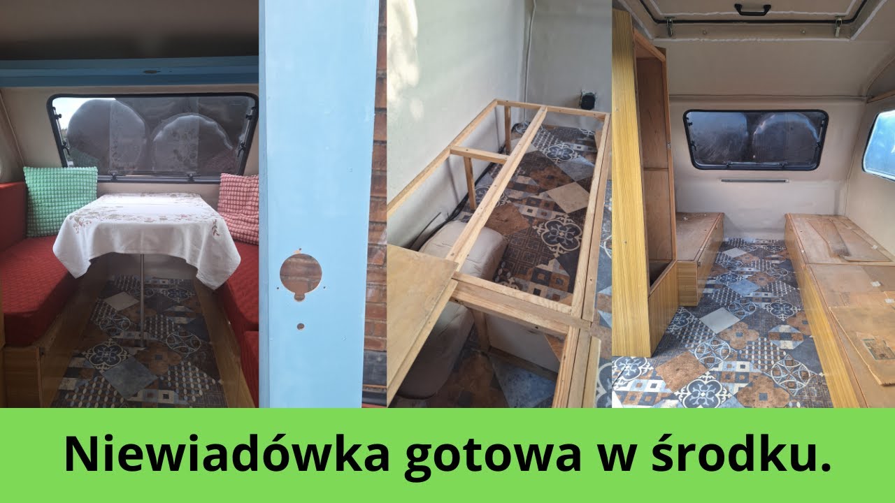 Przykręcam meble, maluję półki, N126 gotowa w środku. #49.