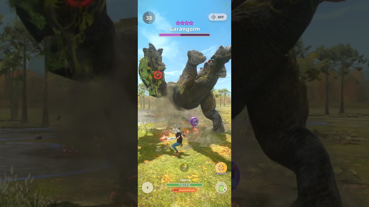MHN - Longsword vs 9⭐ Garangolm #mhn #mhnow #gaming #monsterhunter #monsterhunternow #gorilla #games
