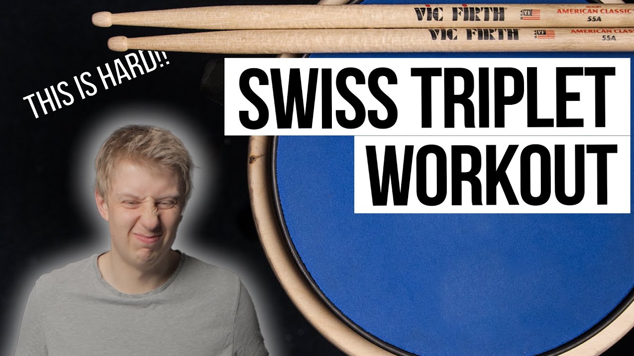 THIS EXERCISE IS HARD! - Swiss Triplet Workout to Build Hand Speed On The Drums