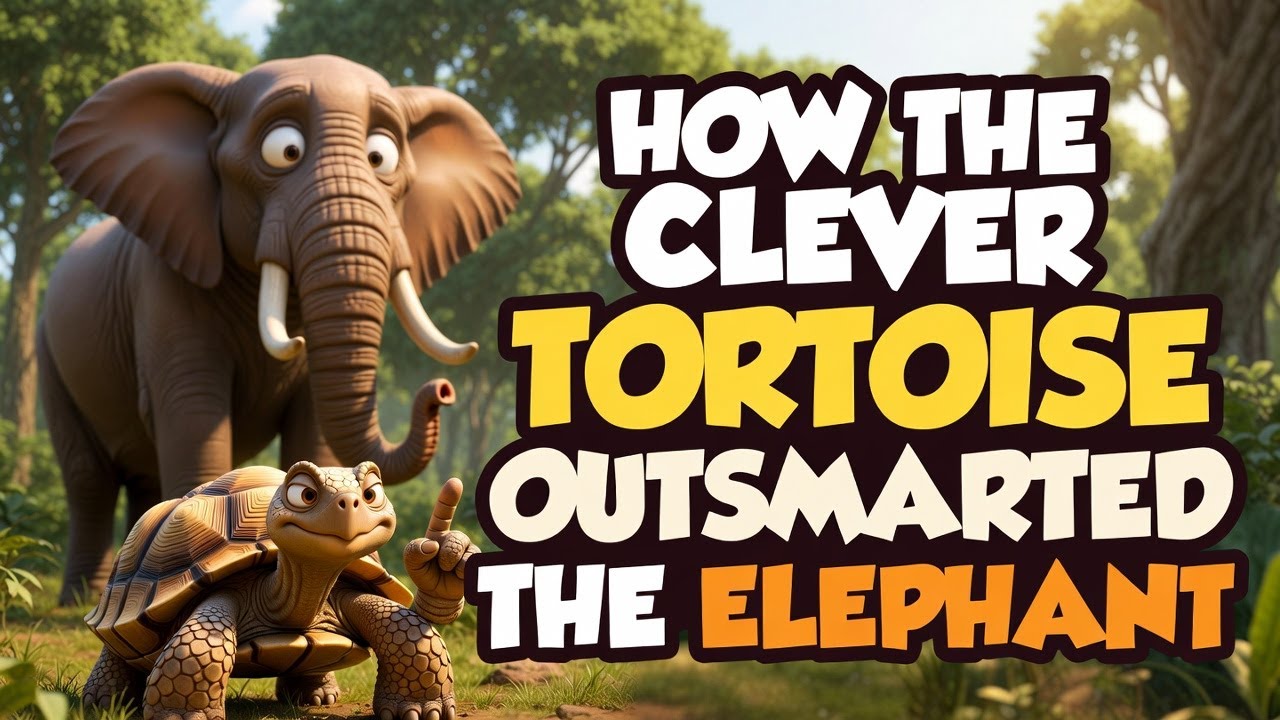 The Clever Tortoise vs The Elephant | African Folktale That Teaches a Powerful Lesson