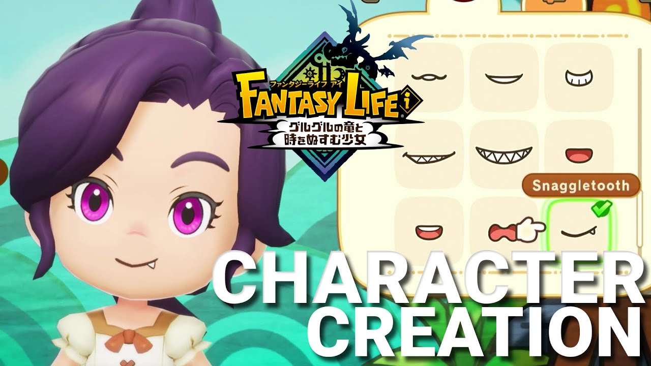 Cute Character Creation! FANTASY LIFE i: The Girl Who Steals Time