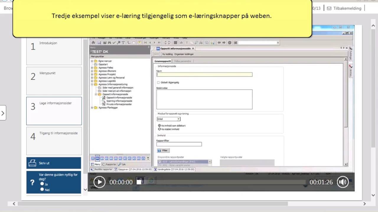 e-læring tilgjengelig fra IT-systemer laget av EVRY