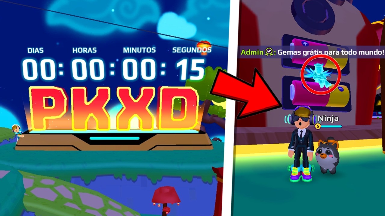 TODOS OS SEGREDOS DO EVENTO SECRETO ADMIN NO PK XD