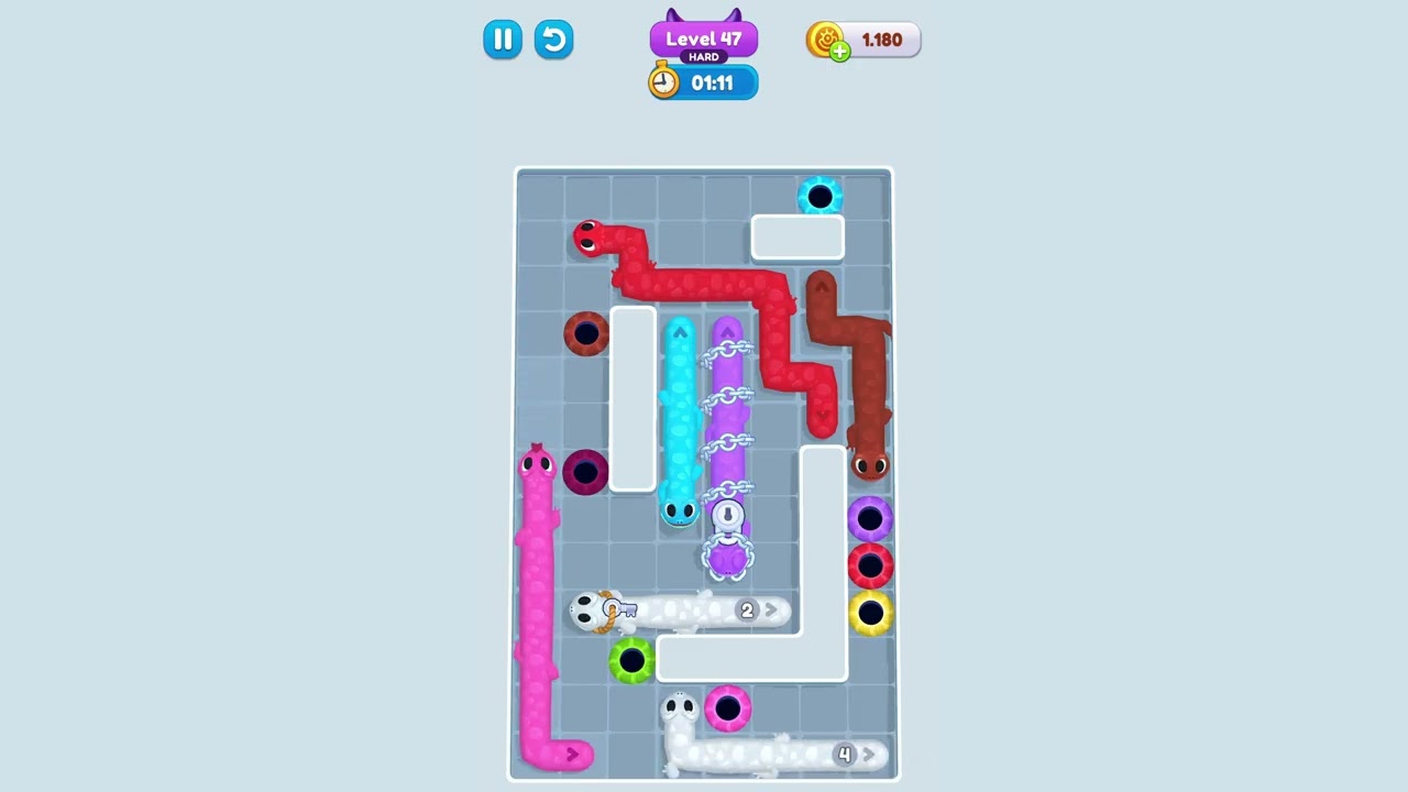 Gecko Out || Level 47 Solution (No Boosters)