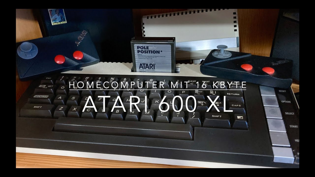 Atari 600 XL & Atari 1064 - Homecomputer mit 16 kByte Arbeitsspeicher & 64 kByte Erweiterung