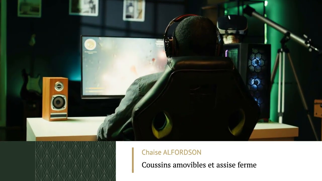 Alfordson chaise pour gaming 🎮