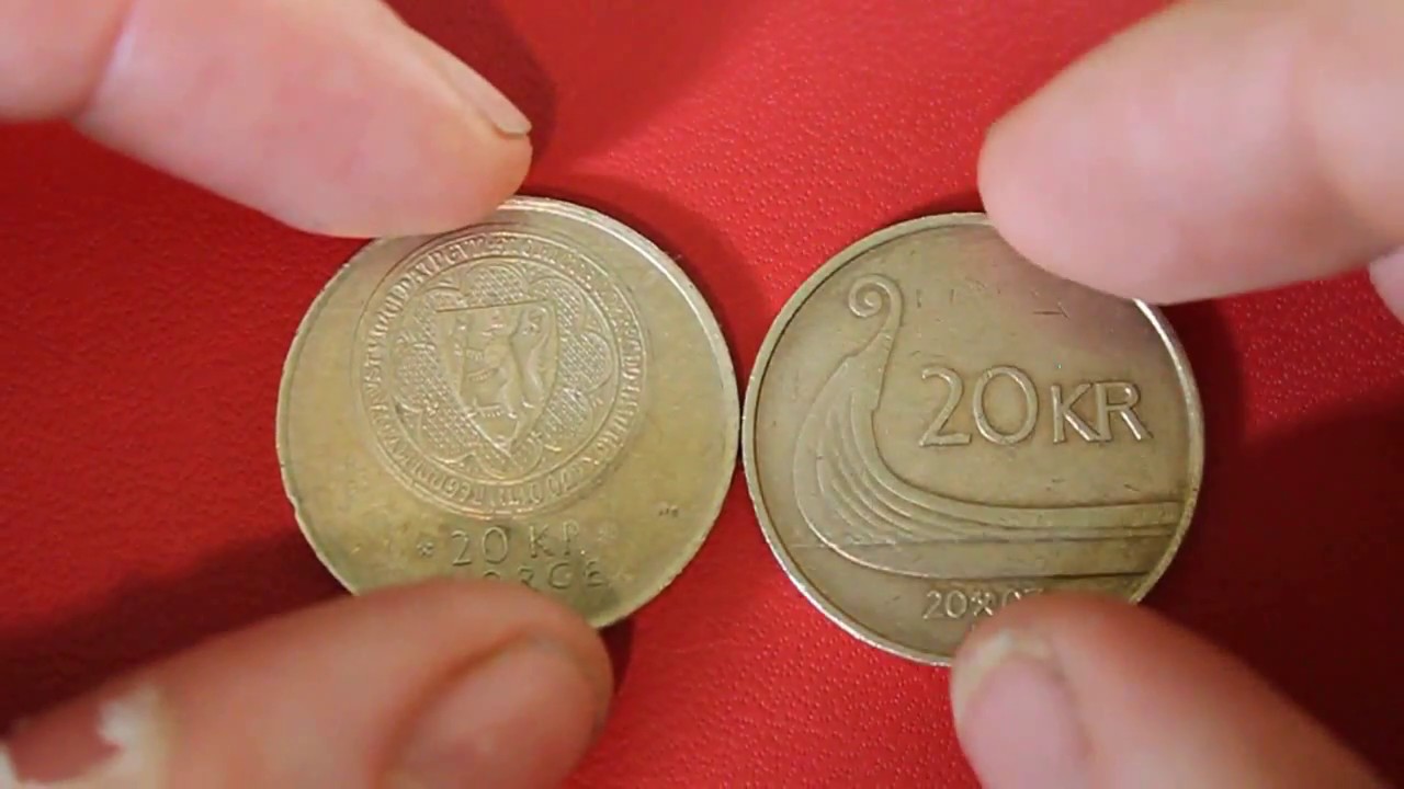 Rare Norwegian 20 Kroner Akershus commemorative Coin Video (Norway)