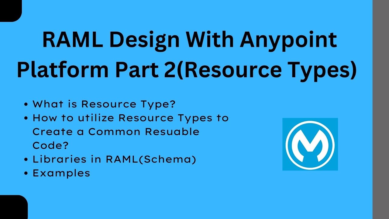Часть 2: Модуль RAML | Типы ресурсов | Обработка ошибок | Коды состояния | Отступы | Mule 4