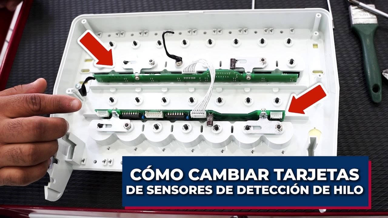 Cómo Cambiar Tarjeta de Sensores de Detección de Hilo | Máquina Bordadora Happy Japan