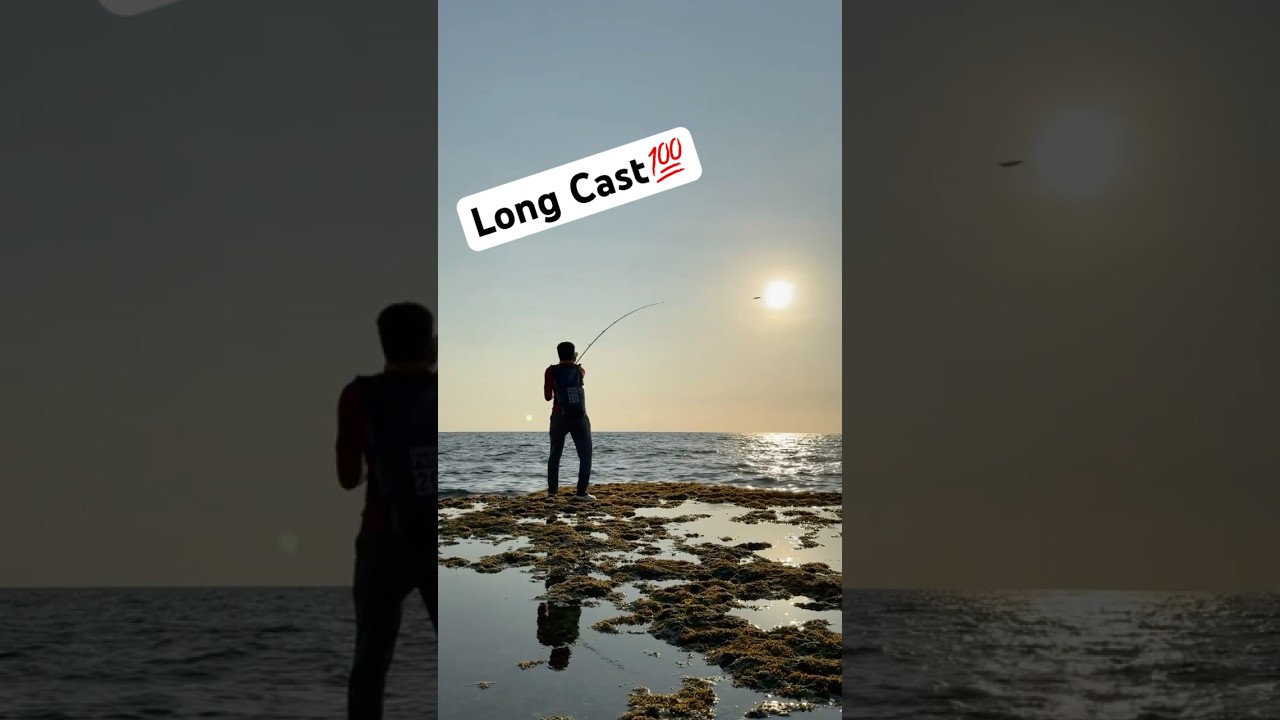 LONG CAST SALTWATER SETUP 💥 Medium Heavy Rod Power!