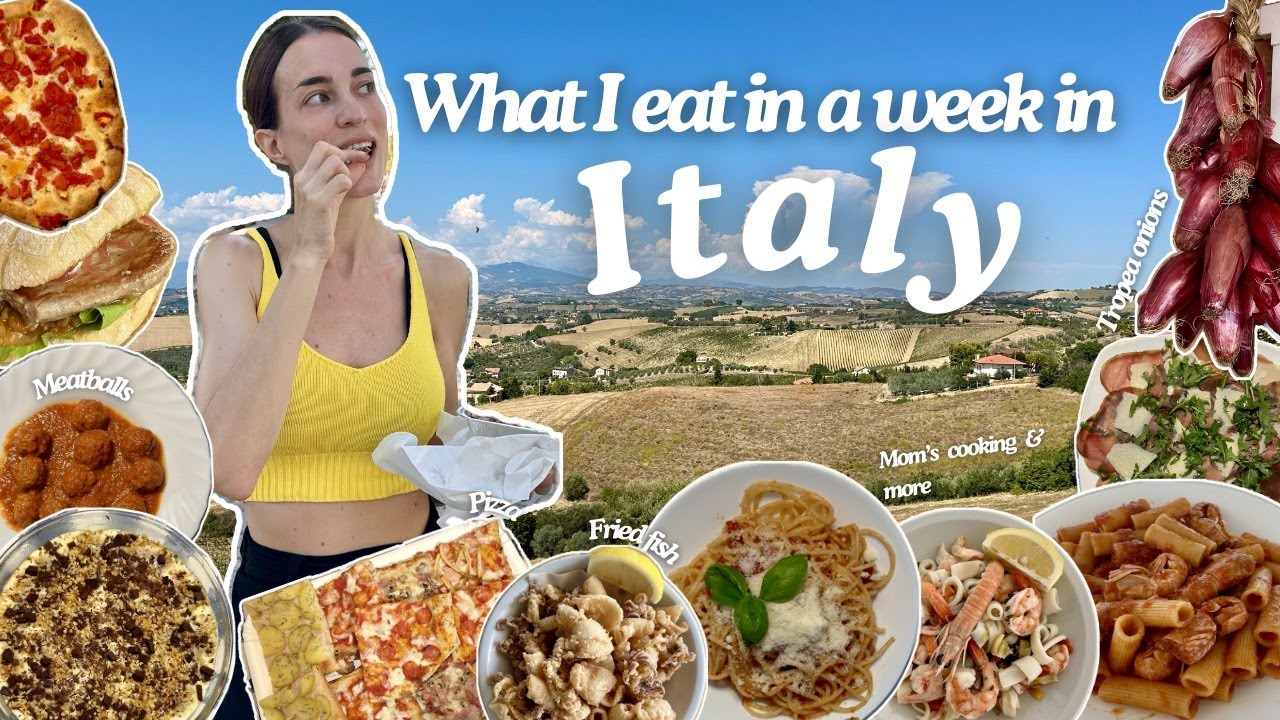 What I eat in a week in Central Italy at my mom's house 🇮🇹