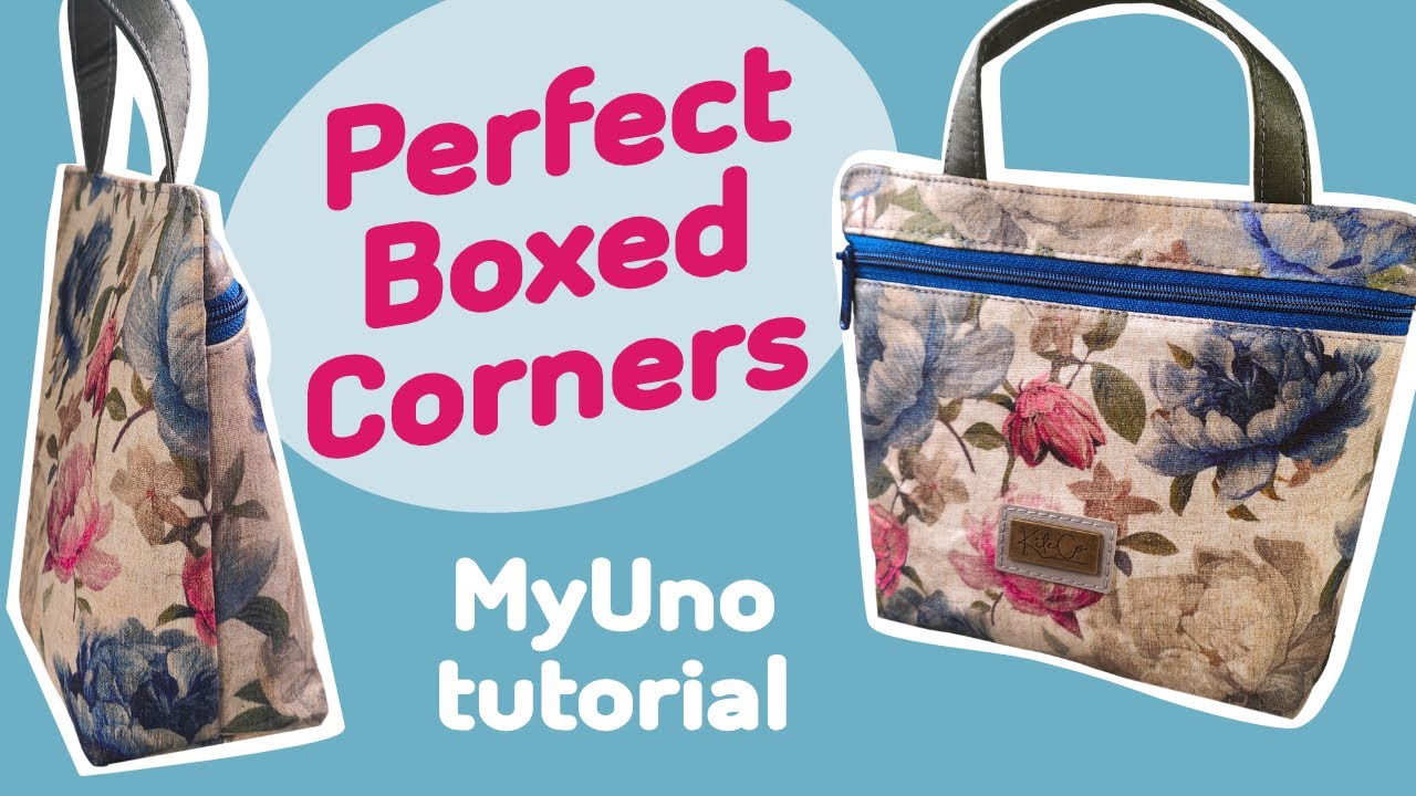 Beginner Sewing Tutorial with Zipper, Handle & Boxed Corners- MyUno!