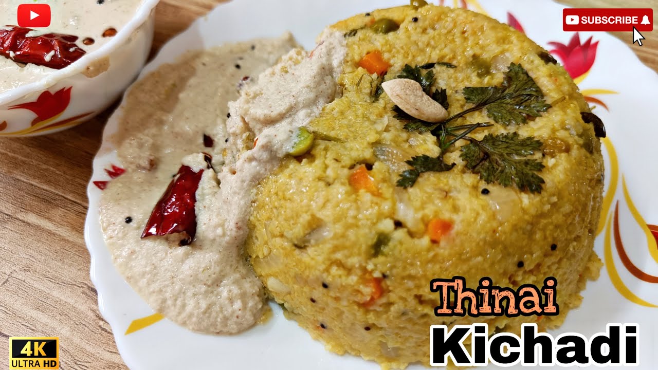 மணமணக்கும் தினை கிச்சடி😍| thinai kichadi recipe in tamil | thinai upma | Millet Upma Recipe in Tamil