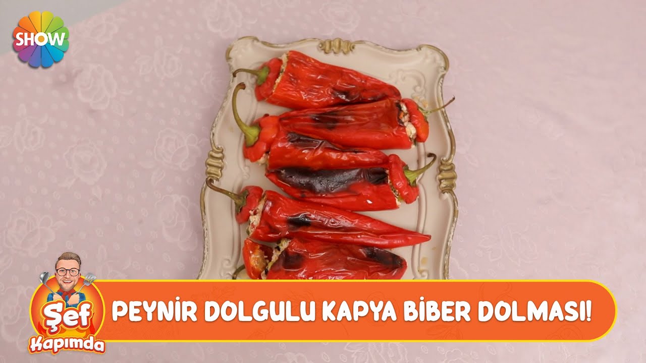 Peynir dolgulu kapya biber dolması tarifi! | Şef Kapımda 59. Bölüm
