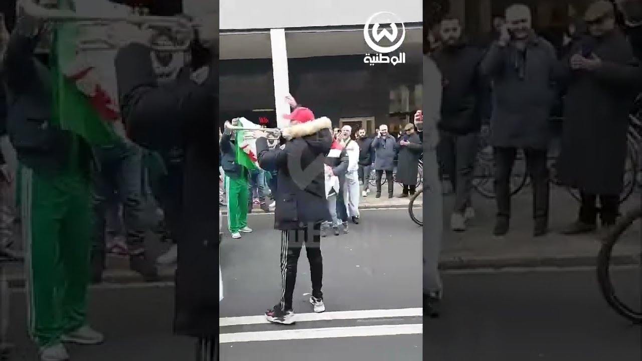 شاهد.. أجواء خيالية ورائعة يصنعها انصار الخضر بالسويد