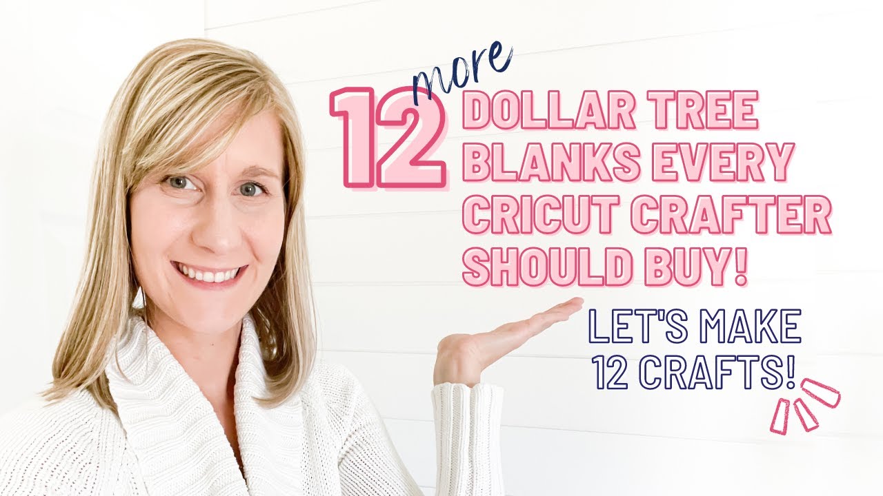 12 Dollar Tree Cricut Blanks Every Cricut Crafter Will Be Happy To Find | Dollar Tree Cricut Crafts