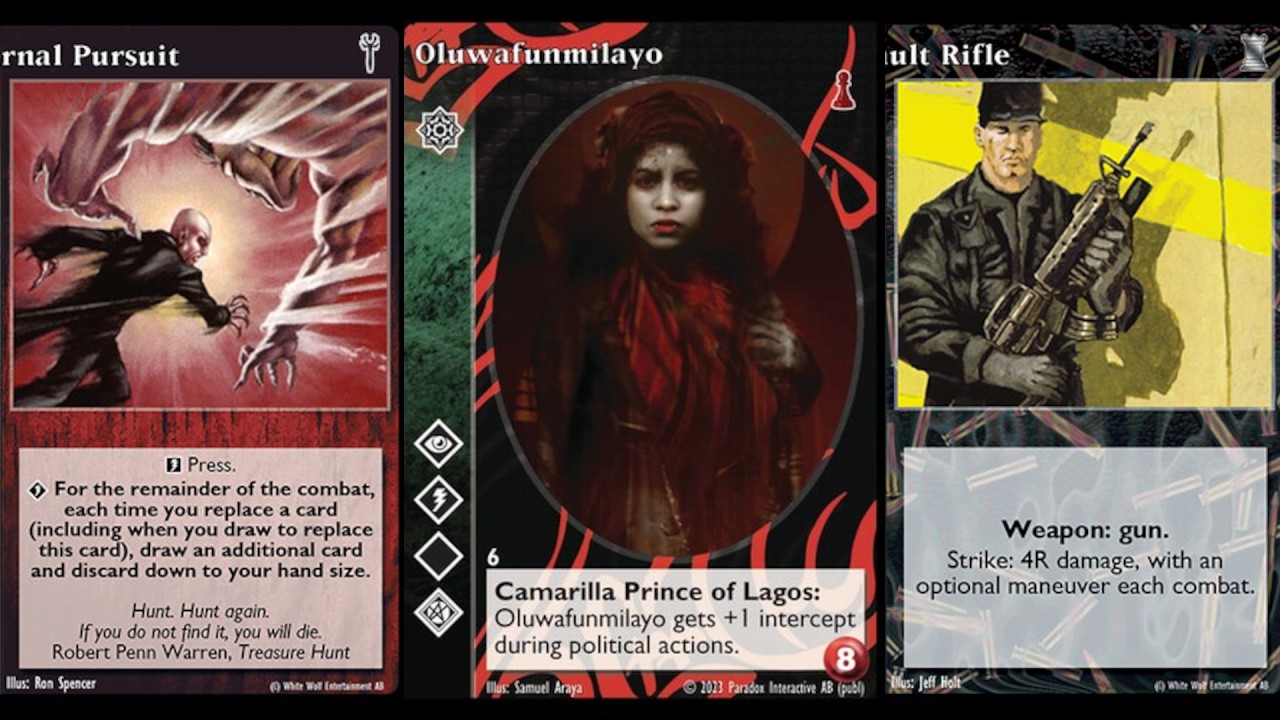 VTES AssamiteAssault entrar en combate a rush y bloqueo, alto descarte de cartas y recuperación